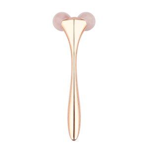 3D Jade Roller Facial Tool Natural Rose Quartz